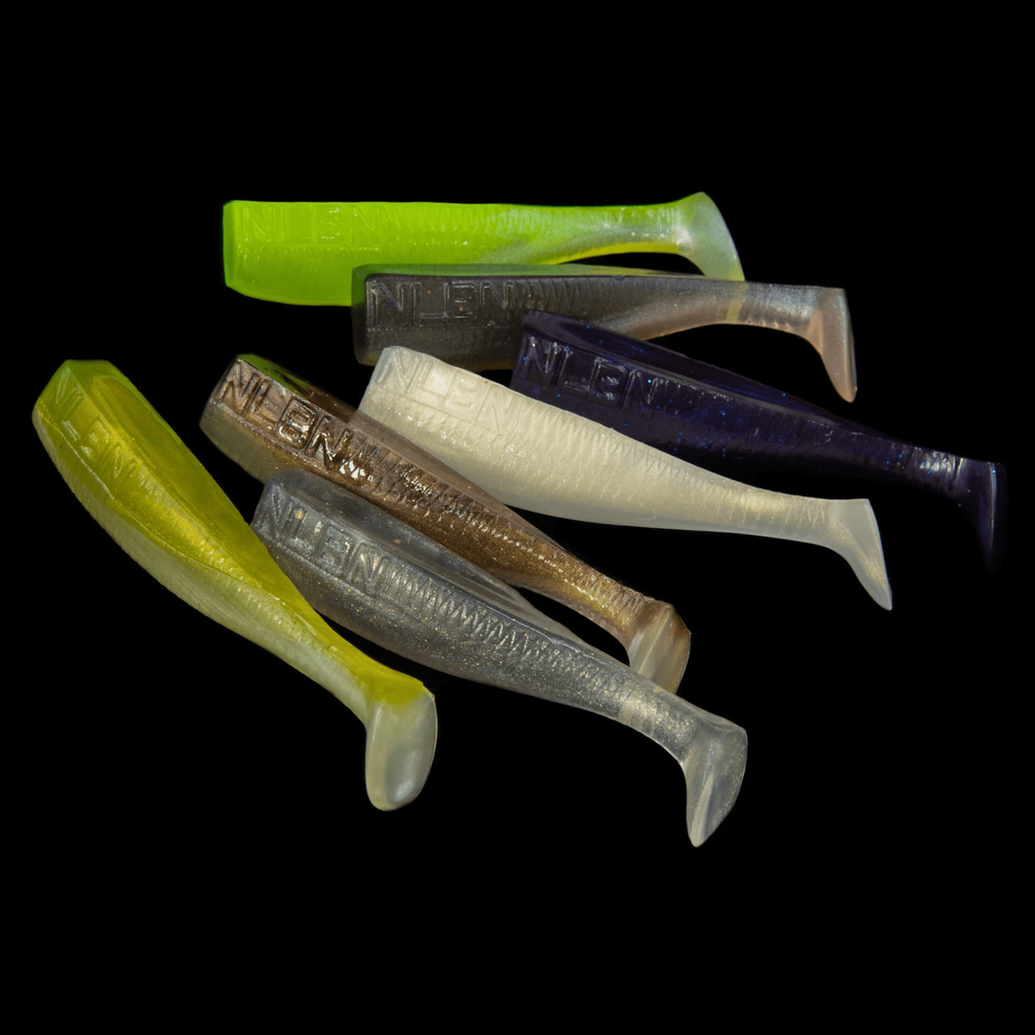 No Live Bait Needed Paddle Tail - Purple Haze