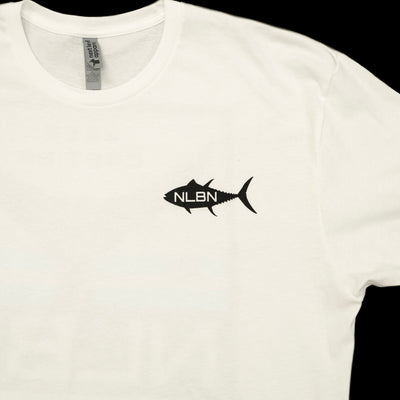 Cotton Short Sleeve - White - Blue Tuna Tail