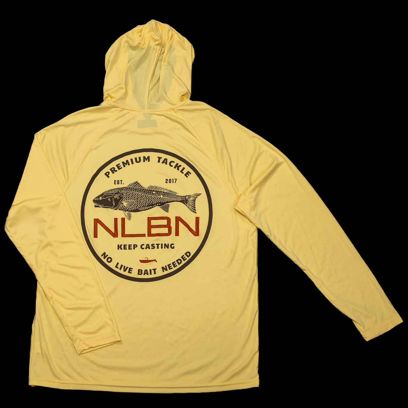 Hooded Performance Long Sleeve - Redfish Stamp