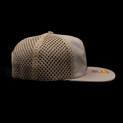 6 Panel - Khaki - Balsa Leather Redfish