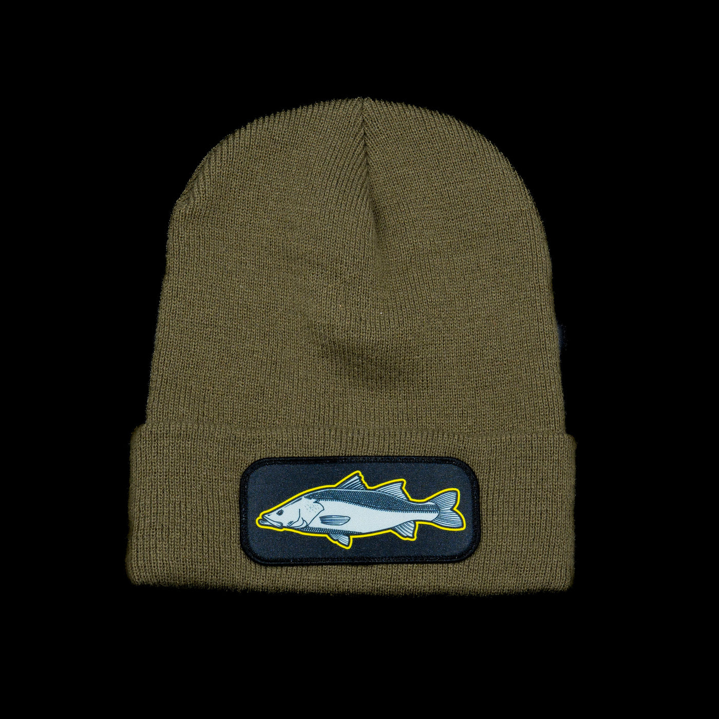 Beanie - Olive - Yellow Snook