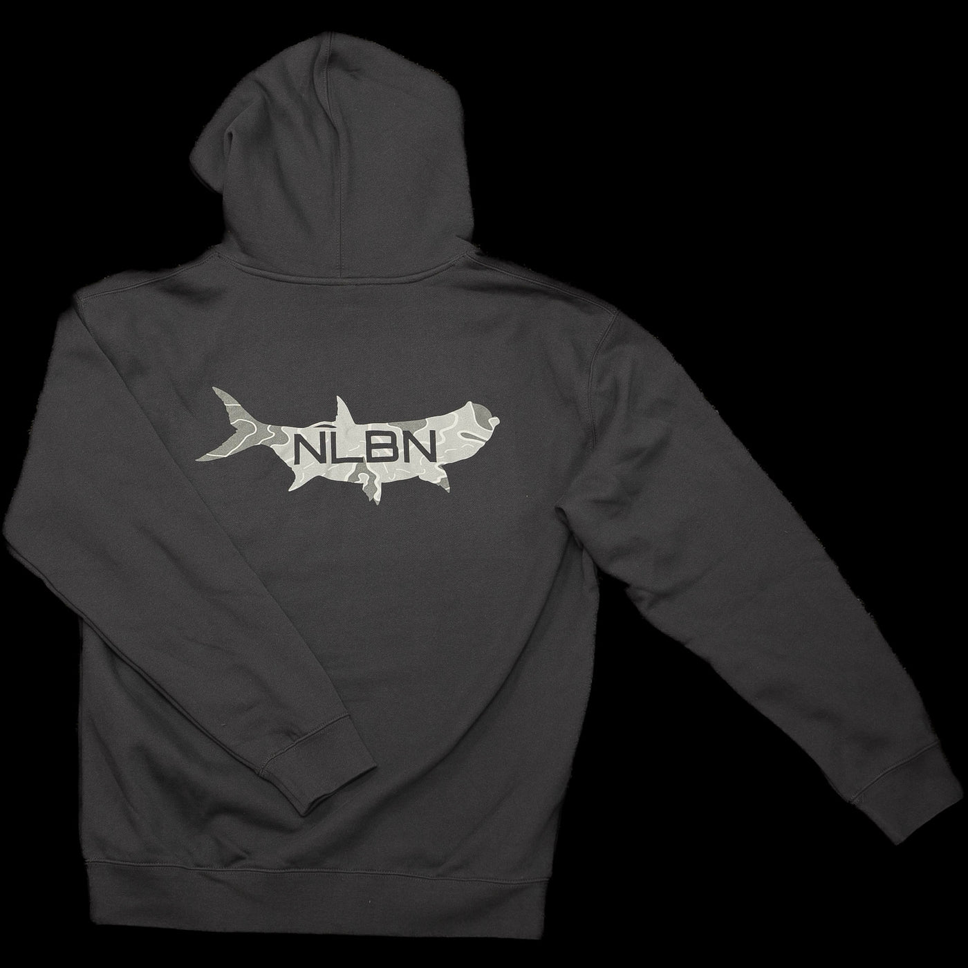 Hoodies - Asphalt - Camo Grey Tarpon