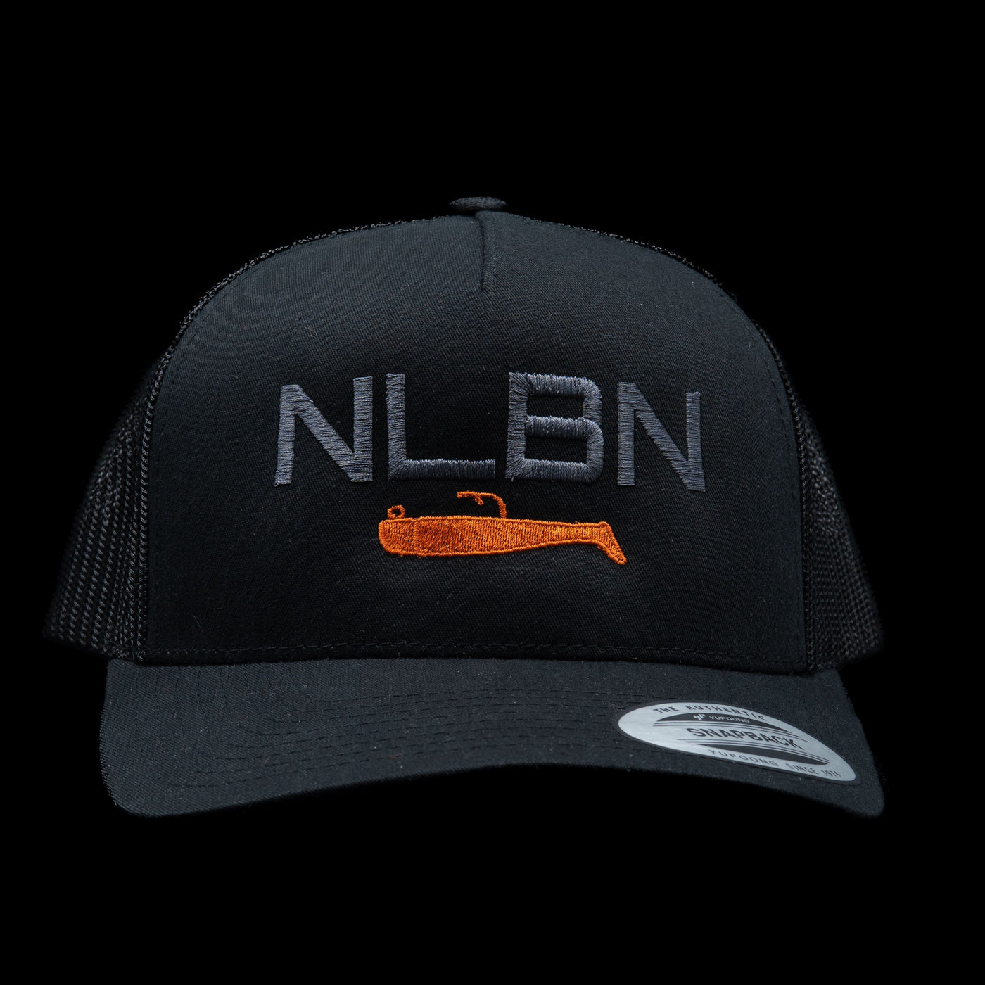 5 Panel - Black - Orange NLBN Paddle Tail