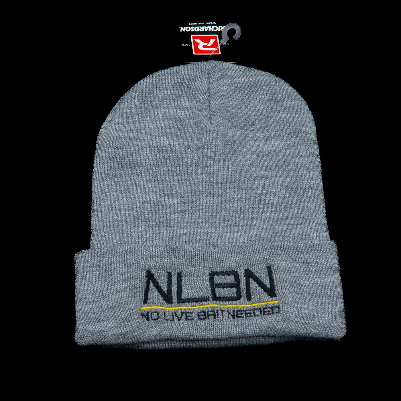 Beanie - Grey - NLBN Silver/Yellow