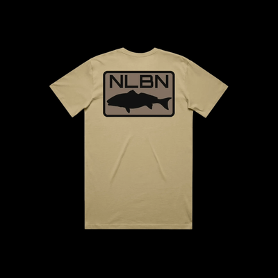 Cotton Short Sleeve - Black/Brown Redfish