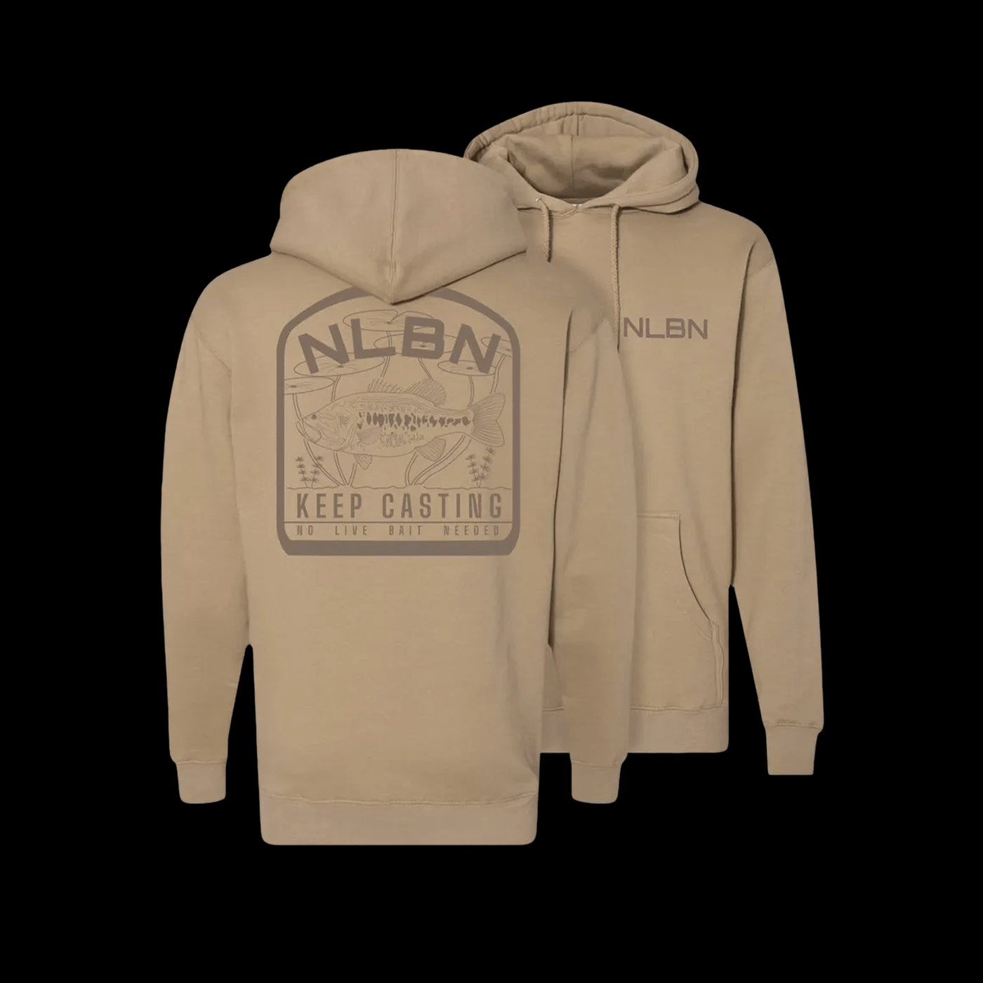 Hoodies - Sandstone - Lillypad Bass