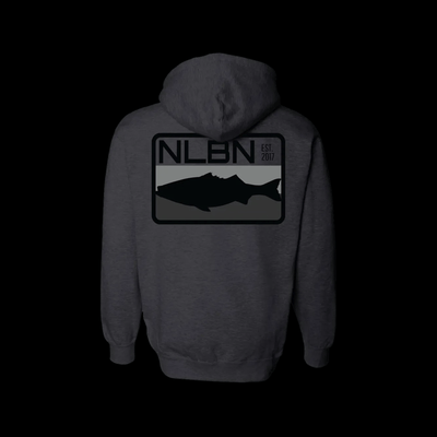 Hoodies - Charcoal Heather - Tri-Color Striper