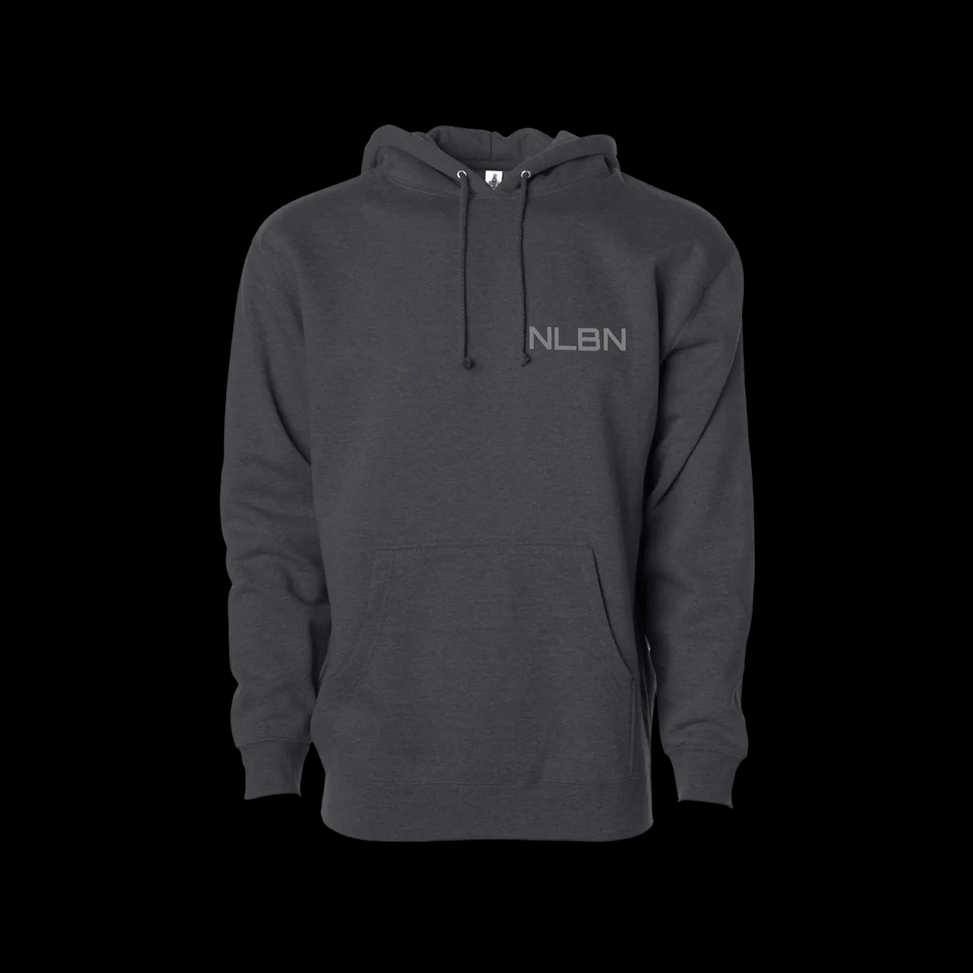 Hoodies - Charcoal Heather - Tri-Color Striper