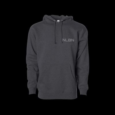 Hoodies - Charcoal Heather - Tri-Color Striper