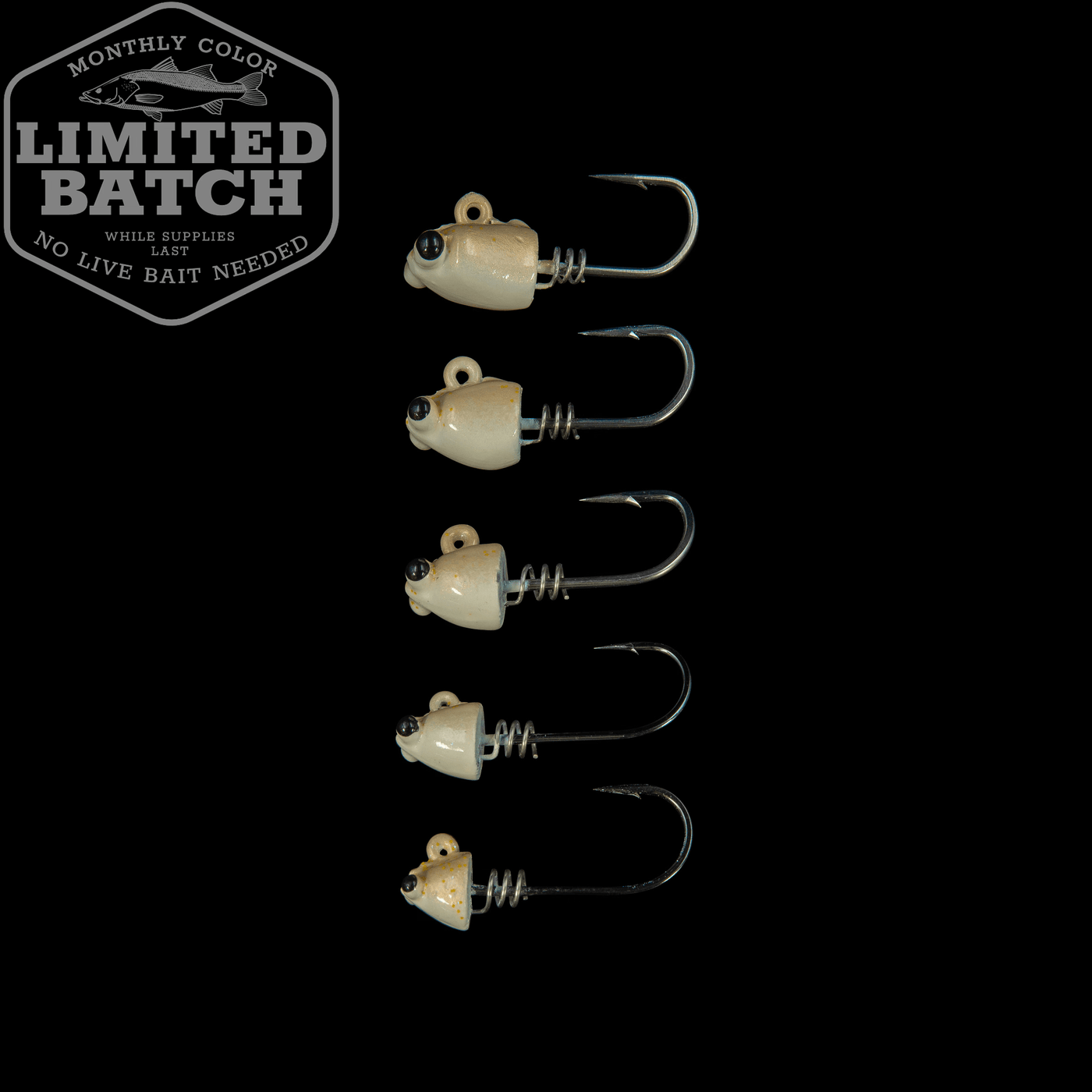 LTD - 3" Shrimp Jig Heads