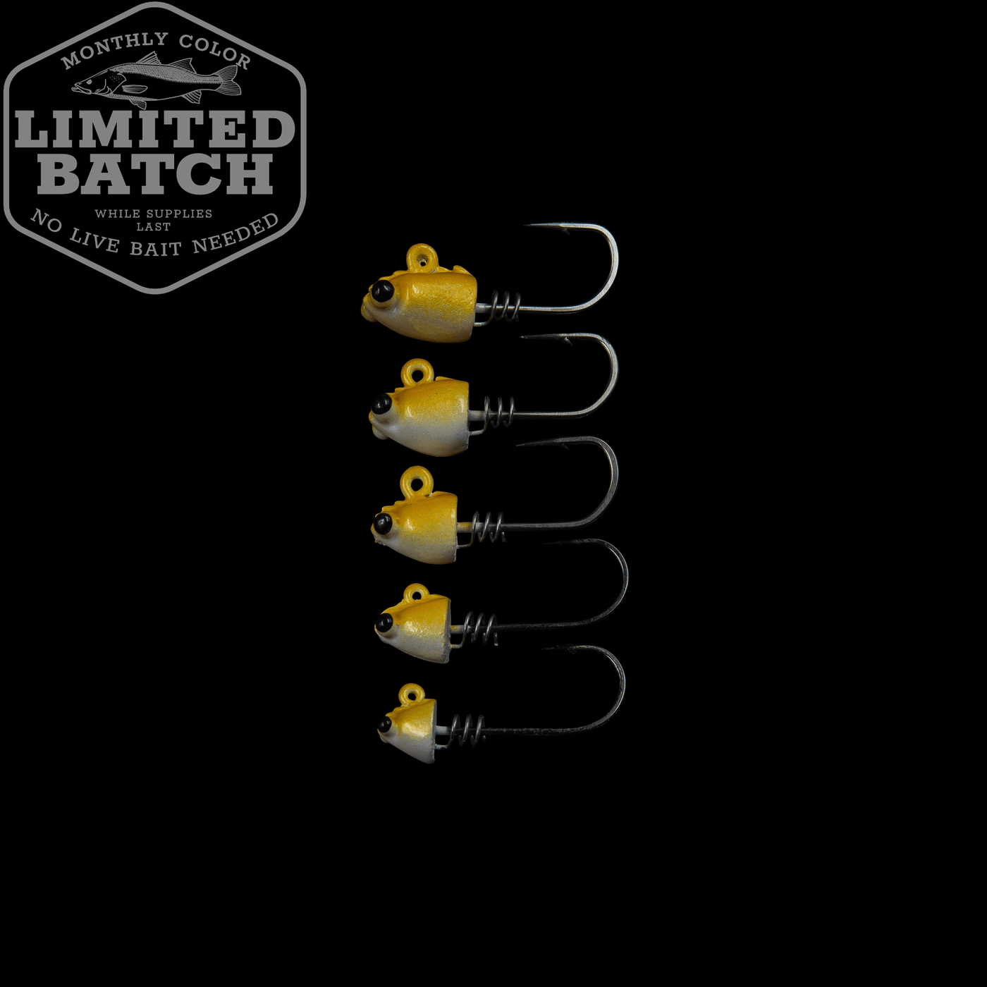 LTD - 3" Shrimp Jig Heads