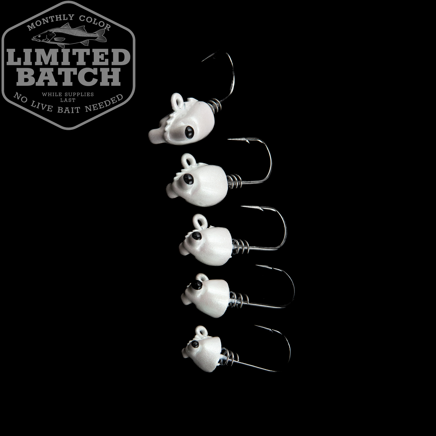 LTD - 3" Shrimp Jig Heads