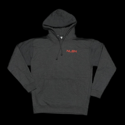 Hoodies - Charcoal Heather - Snook Wave Red