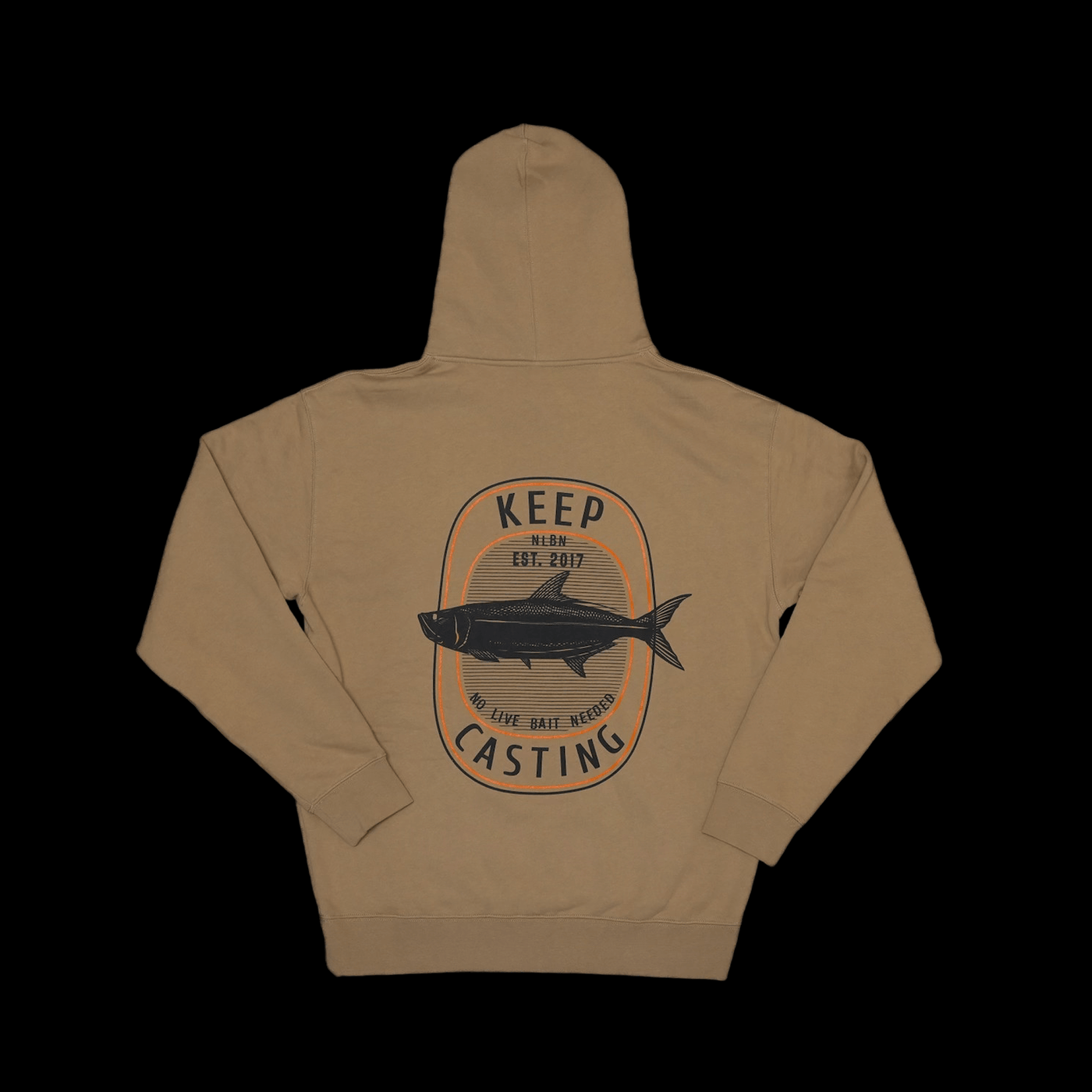 Hoodies - Sandstone - Keep Casting Tarpon Can