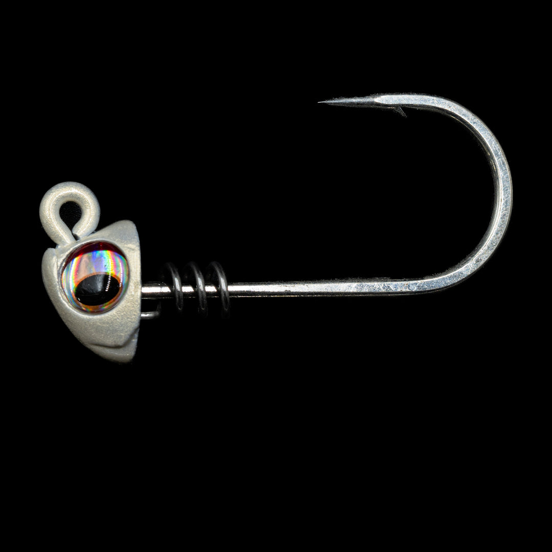Tuna 4x Super Duty Jig Heads Green Back / 1 1/2
