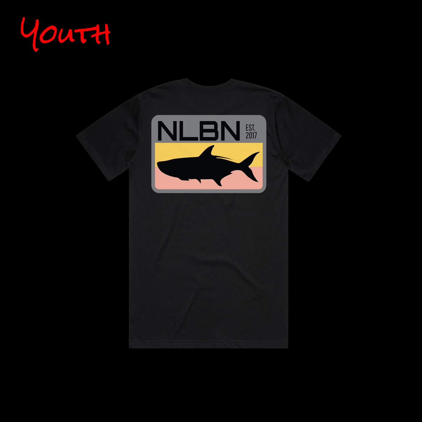 Youth Cotton Short Sleeve - Peach Tarpon