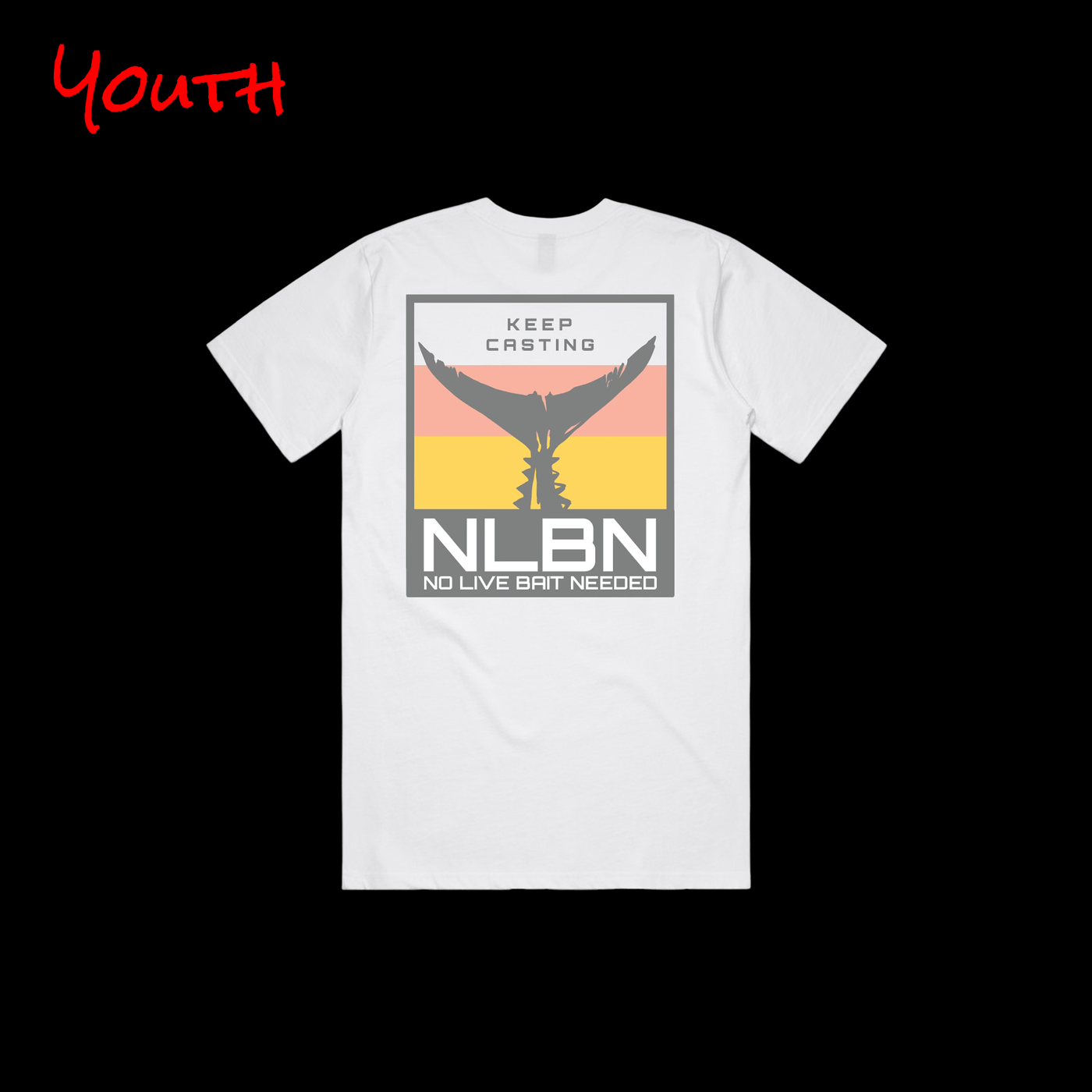 Youth Cotton Short Sleeve - Peach Tuna