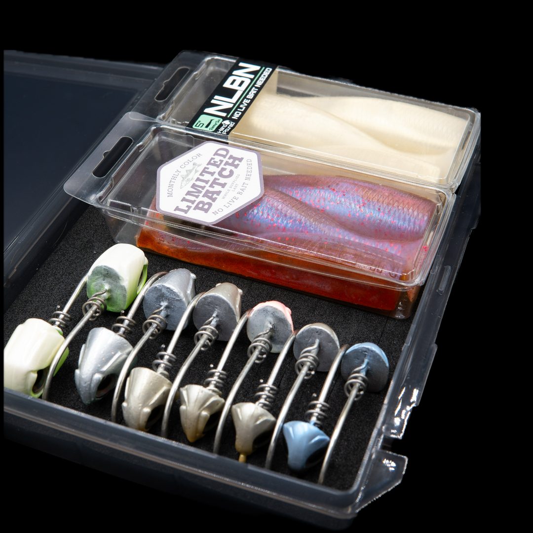 Jig Head Boxes – No Live Bait Needed