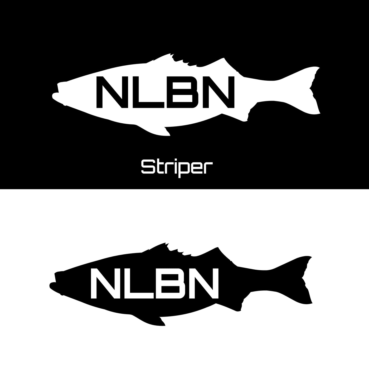 NLBN Fish Decals - No Live Bait Needed Sticker NLBN Fish Decals 2